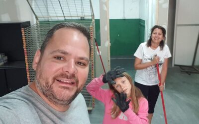 Dando caña al nuevo Local
